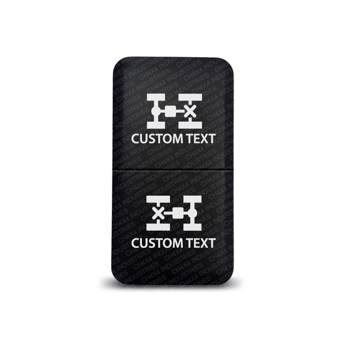 Custom Laser-Etched Dual Push Switches for Toyota